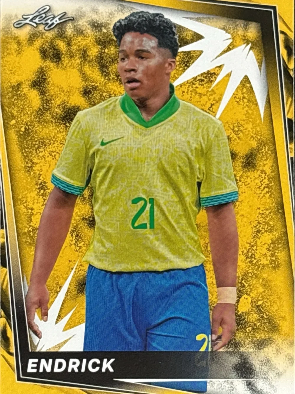 Leaf Soccer Trading Card - (Endrick)